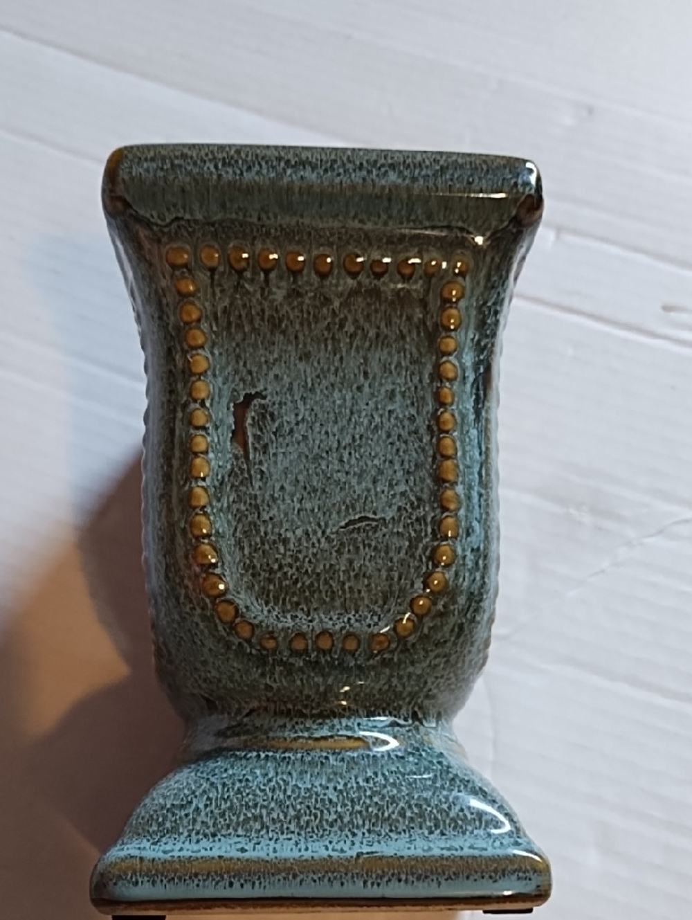 Ceramic Decorative Urn Vase in Teal Green - Home Accents - Picture 3 of 7